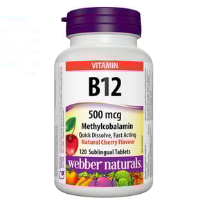 Natural Factors витамин B12 500мг.