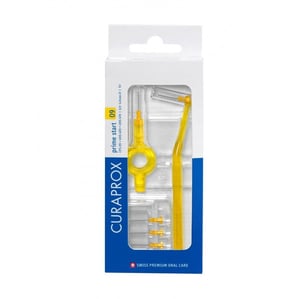 Curaprox CPS prime start 09 Интердентални четки за зъби с кръгъл и прав държач