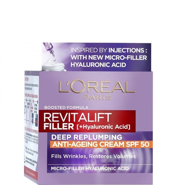 Loreal Revitalift Filler Дневен крем SPF50 x50 мл 