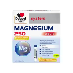 Doppelherz system Магнезий 250 Liquid 25 мл x10 флакона