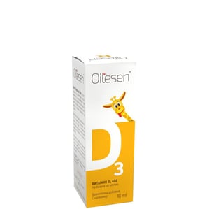 Oilesen Vitamin D3 400IU Капки х10 мл Valentis