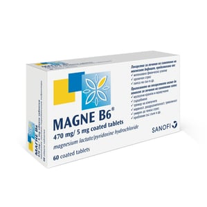 Magne B6 470 мг/5 мг x60 таблетки Sanofi