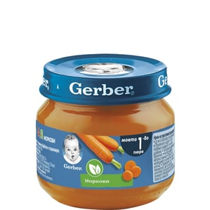 Gerber Пюре от моркови x80 г