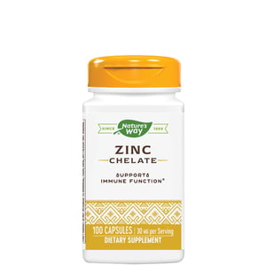 Цинк хелат за силен имунитет 30 мг x100 капсули Nature's Way
