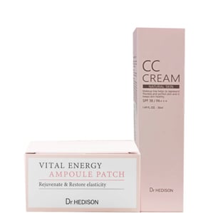 Комплект Dr.Hedison Vital Energy Хидрогелни пачове за под очите 60х1.4 г + CC Крем SPF38_PA+++ х50 мл