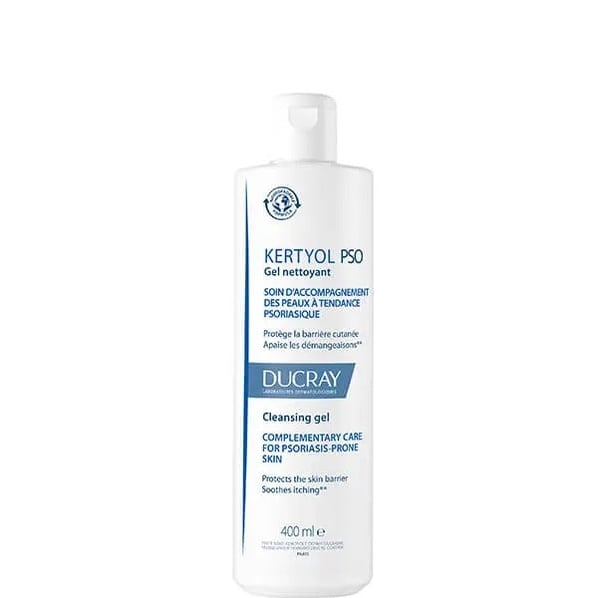 Ducray Kertyol P.S.O Свръхобогатен почистващ гел за лице и тяло x400 мл