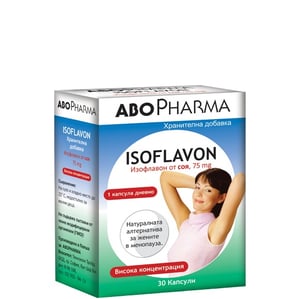 Isoflavon При менопауза 75 мг х30 капсули Abopharma
