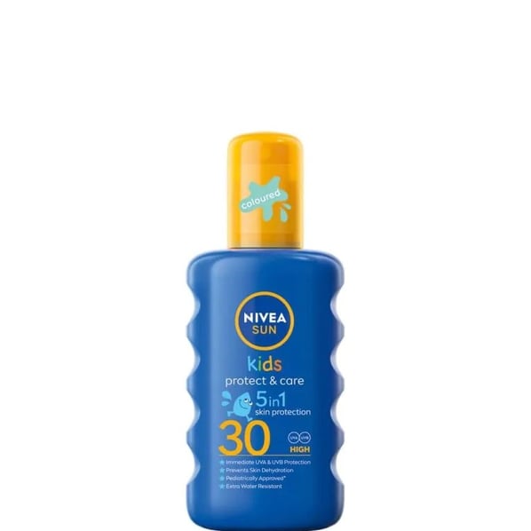 Nivea Sun Kids Protect and Play Детски слънцезащитен оцветен спрей SPF30 x200 мл