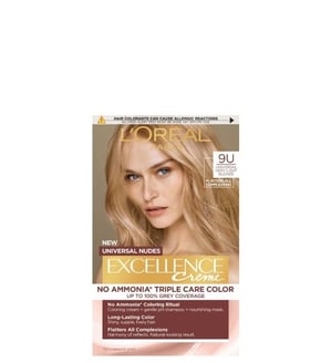 Lоreal Excellence Universal Nudes Безамонячна боя за коса цвят 9U Very Light Blonde