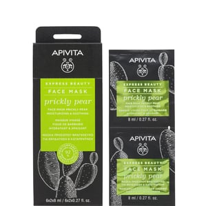 Apivita Express Beauty Хидратираща маска с кактус 6x2х8 мл