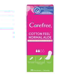 CAREFREE Ежедневни превръзки с алое - 20бр.