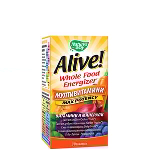 Alive Max Potency Мултивитамини x30 таблетки Nature's Way