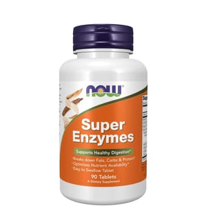 Супер ензими х90 таблетки Now Foods