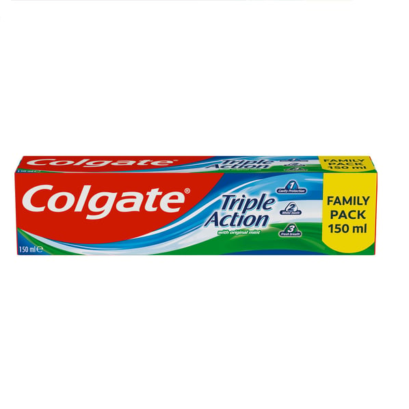 Colgate паста за зъби 150мл. ТРОЙНО ДЕЙСТВИЕ