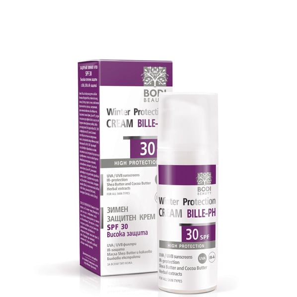 Bodi Beauty Биле PH Зимен защитен крем SPF 30 средна защита x50 мл