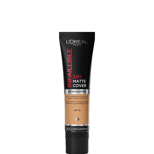 Loreal Infallible 32H Matte Cover Фон дьо тен 25 SPF 260 Solei x30 мл