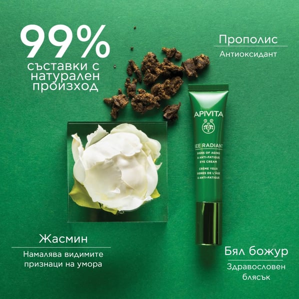 Apivita Bee Radiant Околоочен крем против стареене х15 мл