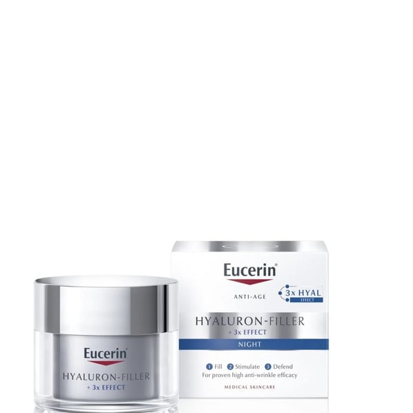 Eucerin Hyaluron-Filler Нощен крем за всеки тип кожа х50 мл