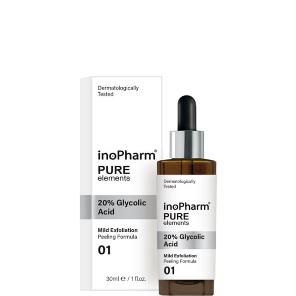 InoPharm Pure Elements Пилинг за лице с 20% гликолова киселина x30 мл