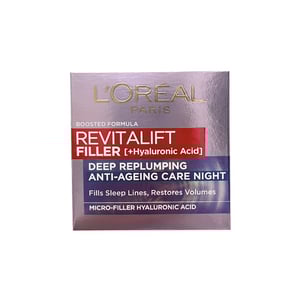 Loreal Revitalift Filler Нощен крем против бръчки x50 мл