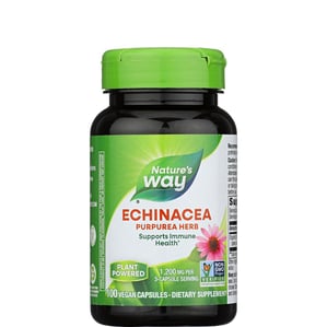 Ехинацея билка при настинка 400 мг х100 капсули Nature's Way