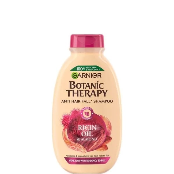 Garnier Botanic Therapy Oil and Almond Шампоан за склонна към накъсване коса с масла от рицин и бадем x400 мл