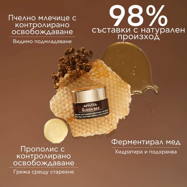 Apivita Queen Bee Ревитализиращ околоочен крем х15 мл