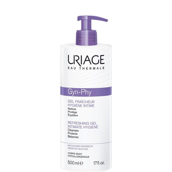 Uriage Gyn-Phy Освежаващ и почистващ интимен гел x500 мл