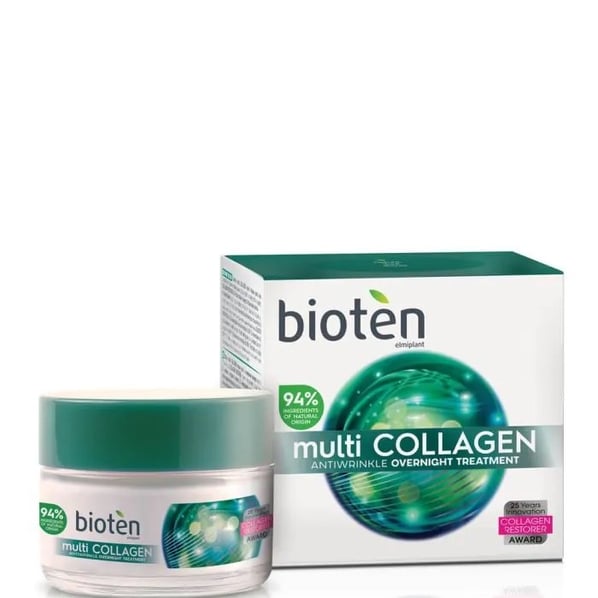 Bioten Multi Collagen Нощен крем за лице против бръчки x50 мл