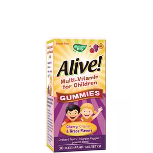 Alive Мултивитамини за деца х30 желирани таблетки Nature's Way