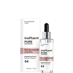InoPharm Pure Elements Серум за лице с 10% ниацинамид и 1% цинк x30 мл