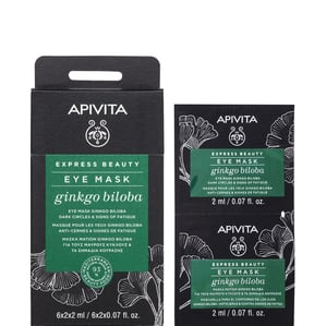 Apivita Express Beauty Маска за околоочния контур с гинко билоба 6х2х2 мл