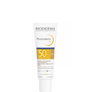 Bioderma Photoderm M Гел-крем за лице за чувствителна комбинирана и мазна кожа SPF50+ златист нюанс х40 мл