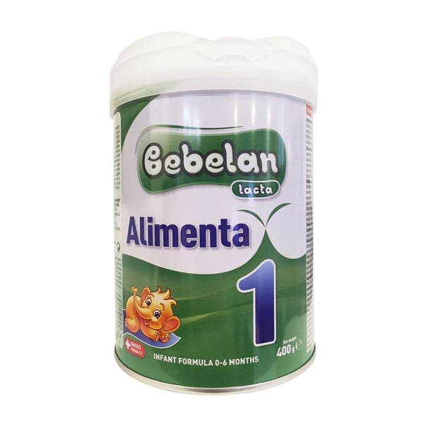 Bebelan Lacta Alimenta 1 Адаптирано мляко за кърмачета от 0-6М  x400 гр
