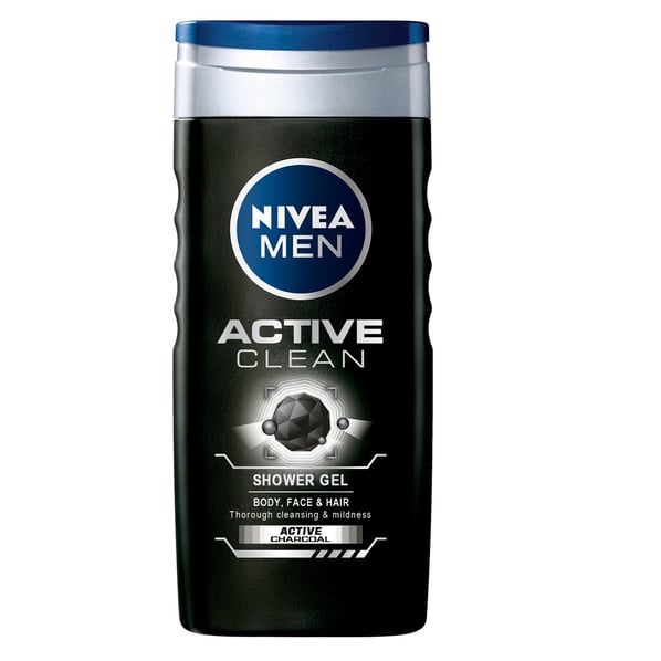 Nivea Men Active Clean Душ-гел за мъже с активен въглен x500 мл
