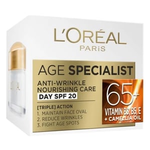 Loreal Age Specialist 65+ Подхранващ дневен крем за лице против бръчки x50 мл