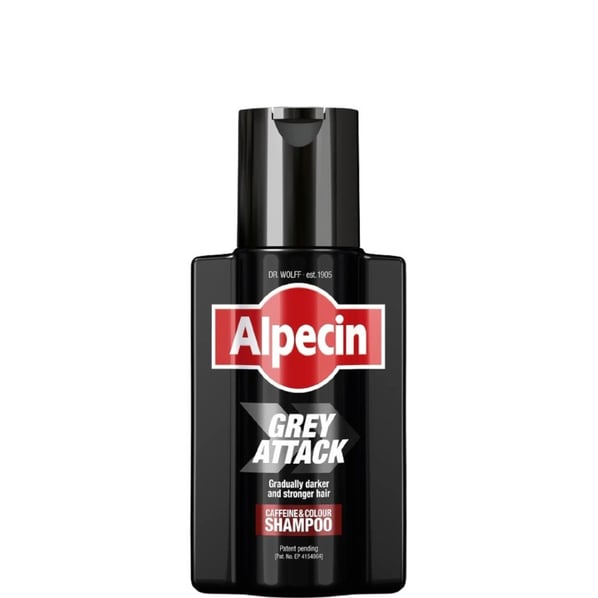 Alpecin Grey Attack Оцветяващ шампоан с кофеин за мъже х200 мл