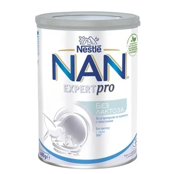 Nestle NAN Expertpro Мляко за кърмачета без лактоза х400 г