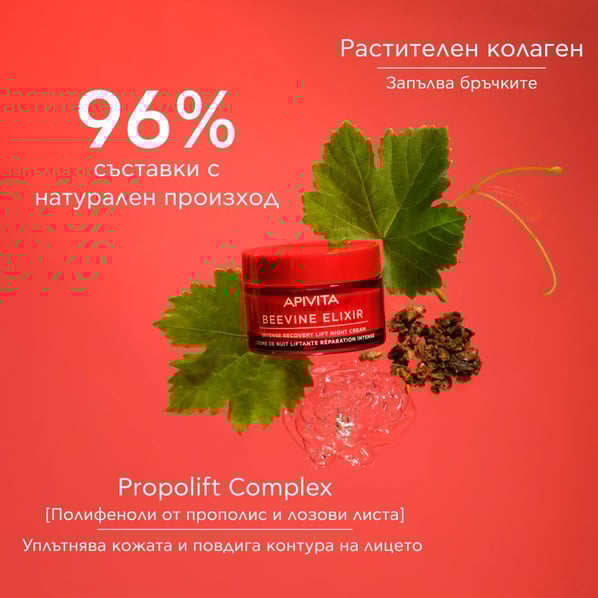 Apivita Beevine Elixir Обновяващ нощен крем х50 мл
