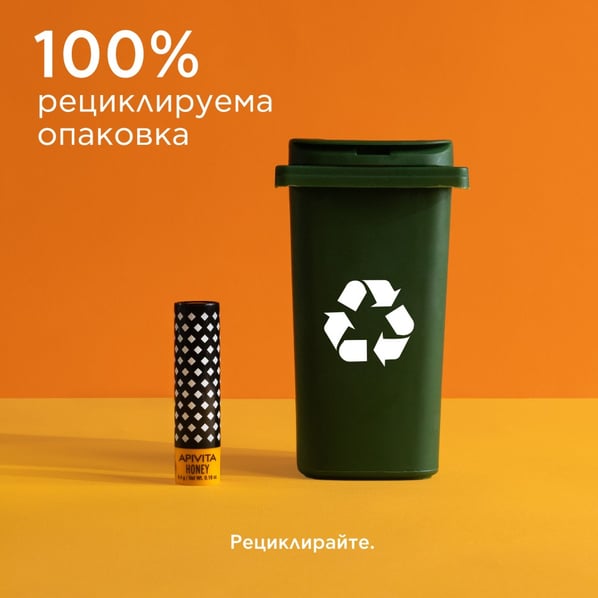Apivita Стик за устни с мед x4,4 г