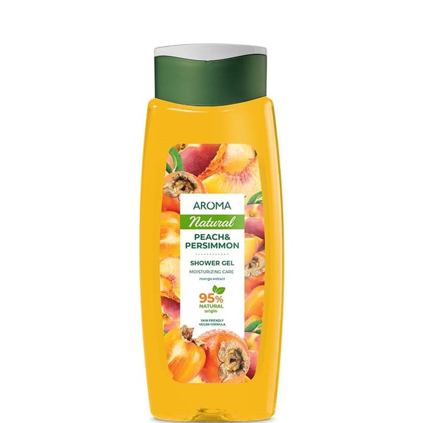 Aroma Душ гел с праскова и райска ябълка x400 мл