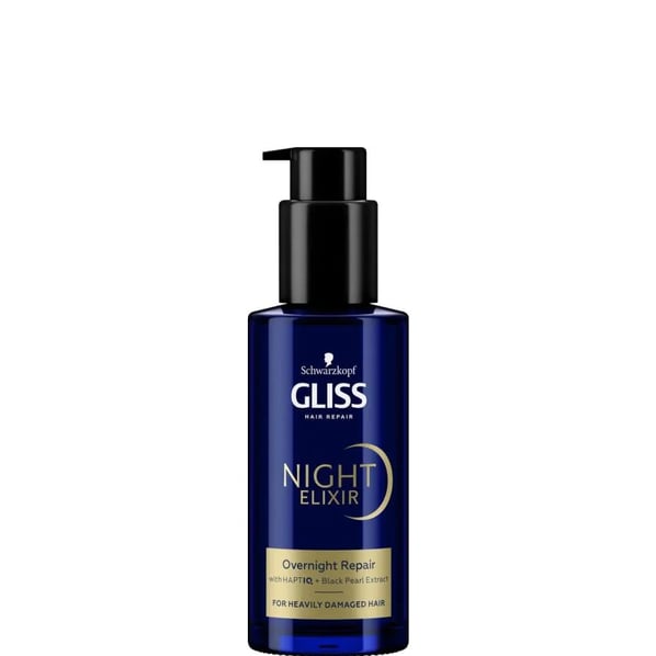 Gliss Night Elixir Нощен възстановяващ еликсир за много увредена коса x100 мл