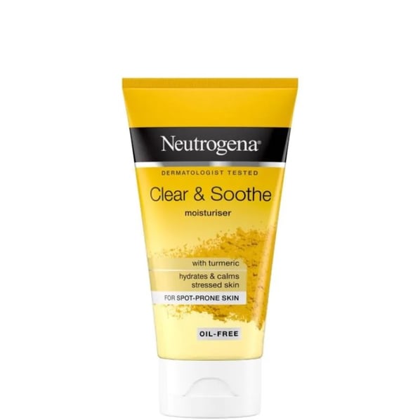 Neutrogena Clear and Soothe Успокояващ хидратант за лице с куркума х75 мл