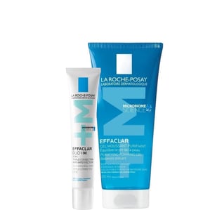 Комплект La Roche-Posay Effaclar Тройно коригираща грижа х40 мл + Почистваща гел-пяна за мазна кожа с несъвършенства и акне х200 мл