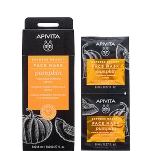 Apivita Express Beauty Хидратираща маска с тиква 6х2х8 мл