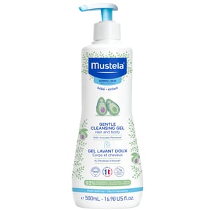 Mustela Нежен Измиващ гел за коса и тяло x500 мл