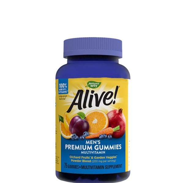 Alive Premium Мултивитамини за мъже x75 желирани таблетки Nature's Way