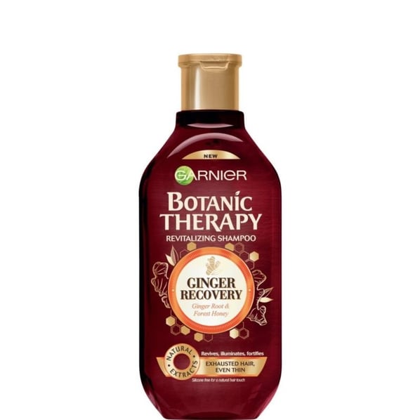 Garnier Botanic Therapy Ревитализиращ шампоан за изтощена и слаба коса с джинджифил и мед x250 мл