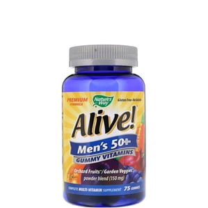 Alive Мултивитамини за мъже 50+ х75 желирани таблетки Nature's Way