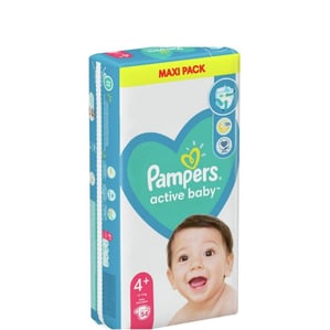 Pampers 4+ пелени Active Baby 10-15кг x54 бр.